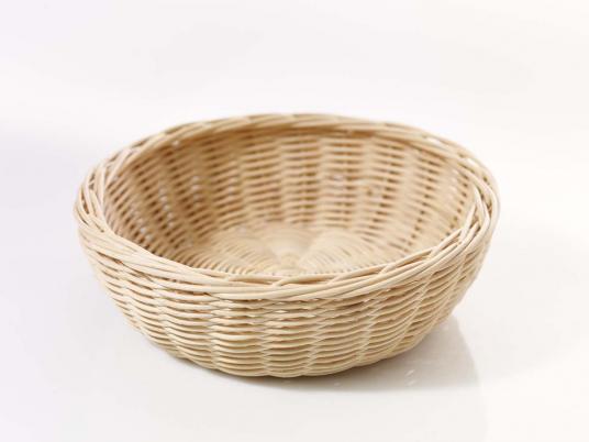 Brotkorb, rund, Peddig, Ø ca. 27 cm