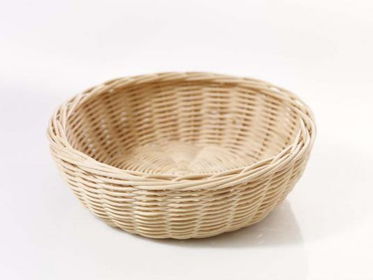 Brotkorb, rund, Peddig, Ø ca. 27 cm