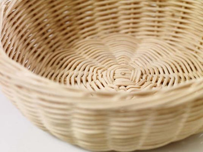 Brotkorb, rund, Peddig, Ø ca. 27 cm