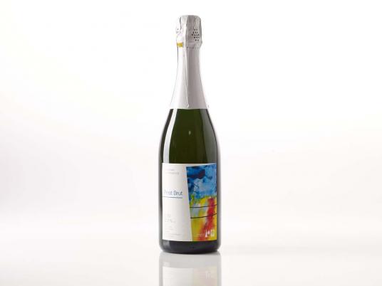 6 x Sekt, Pinot, traditionelle Flaschengärung, Brut, 0,75-l-Flaschen