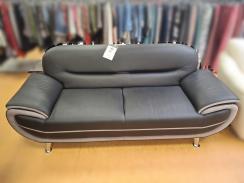 Dreisitzer Couch schwarz 