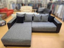 Ecksofa schwarz 
