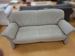 Zweisitzer Grau Couch 