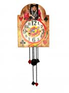 Wanduhr "Markgräflerin", Schottenschild, Holzschild, Siebentagewerk 