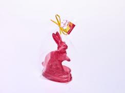 Zuckerfigur "Osterhase mit Korb", Himbeer-Geschmack 