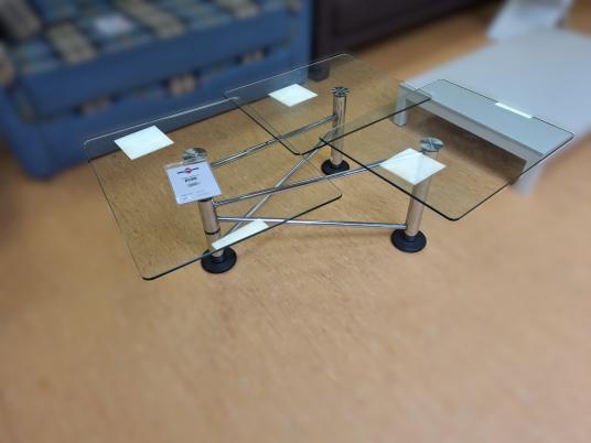 Designer Glastisch 