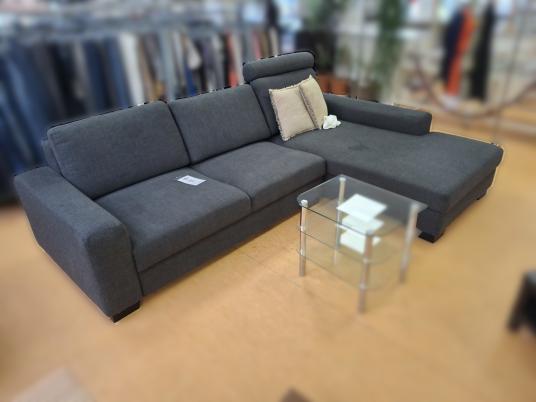 Ecksofa grau mit Gebrauchspuren 