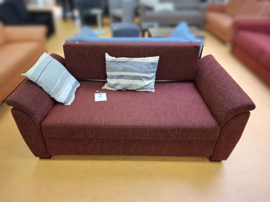Schlafsofa Weinrot 