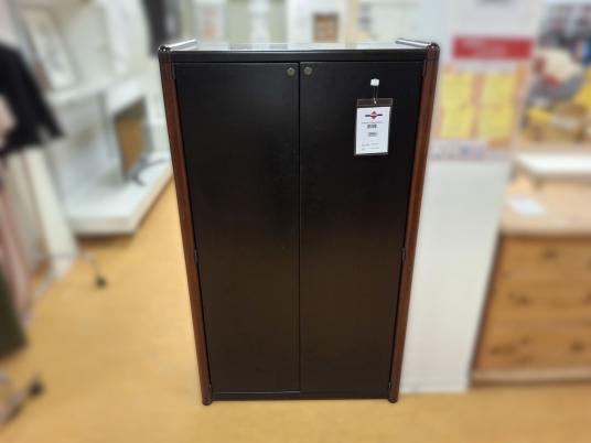 Schrank 2-türig, Schwarz 