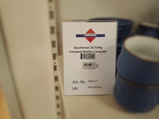 26.Teiliges Geschirrset "Friesland" Melitta Ceraccon 