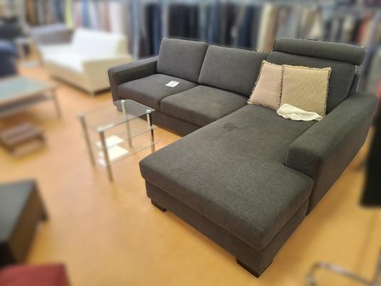Ecksofa grau mit Gebrauchspuren 