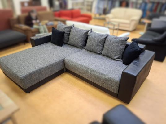 Ecksofa schwarz 
