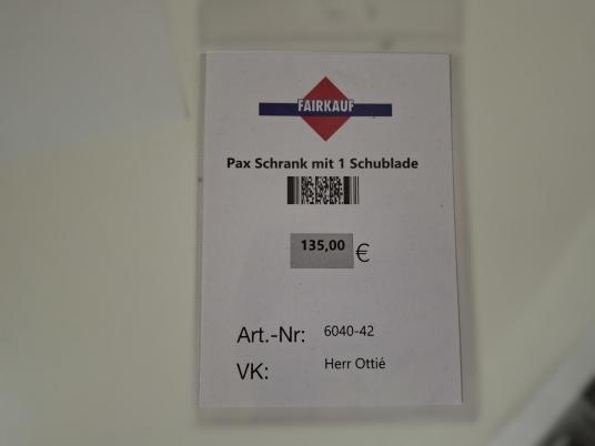 Pax Schrank mit 1 Schublade 