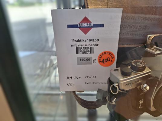 "Praktika" ML50 mit viel Zubehör 