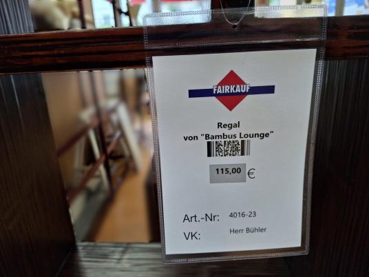 Regal von "Bambus Lounge" 