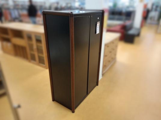 Schrank 2-türig, Schwarz 