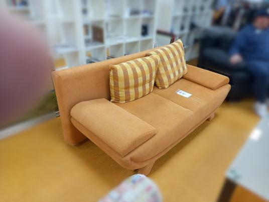 Schlafsofa orange 