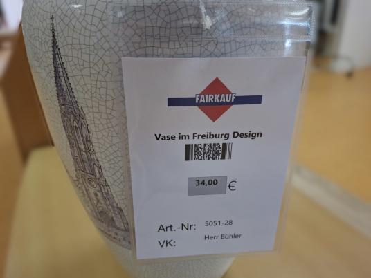 Vase im Freiburg Design 