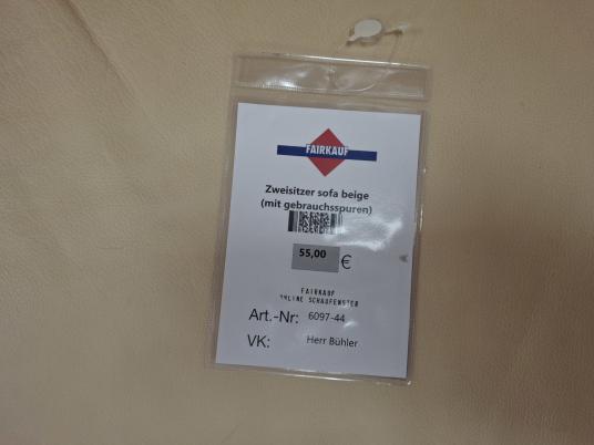 Zweisitzer Sofa 