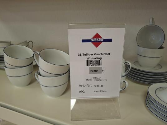 Geschirrset Winterling 