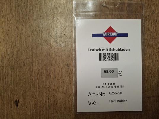 Esstisch mit Schublade 