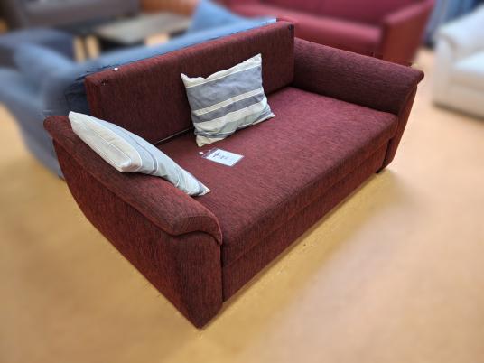 Schlafsofa Weinrot 