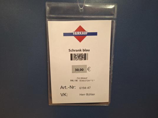 Schrank blau 