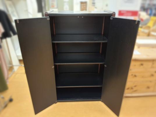 Schrank 2-türig, Schwarz 