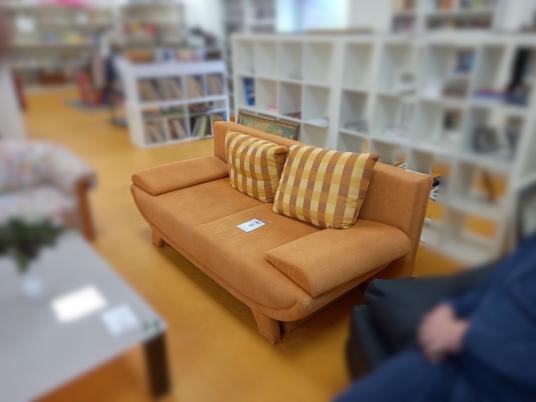 Schlafsofa orange 