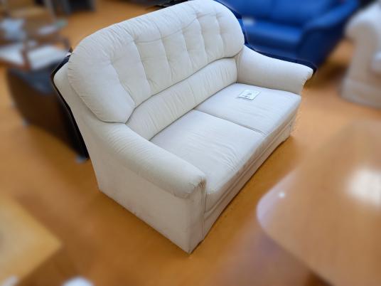 Sofa weiß 2 Sitzer 