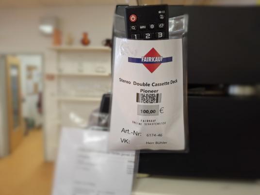 Stereo Double Cassette Deck Pioneer 