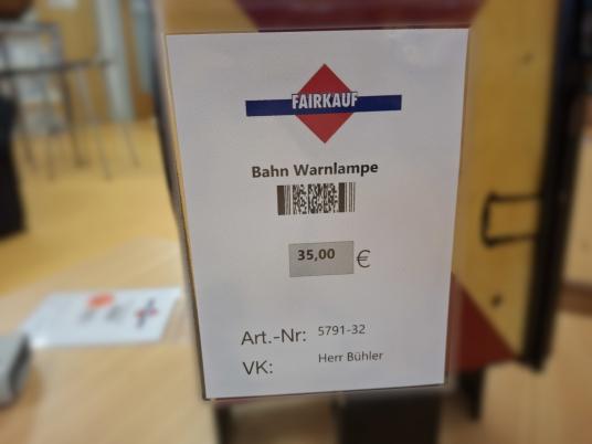 Bahn Warnlampe 