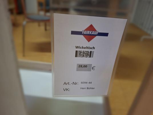Wickeltisch 
