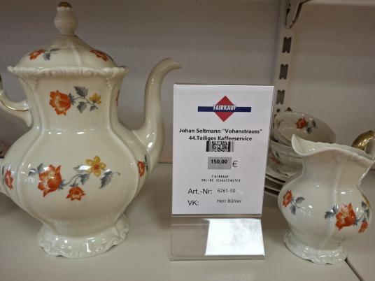 Johan Seltmann Vohenstrauss Kaffeeservice 
