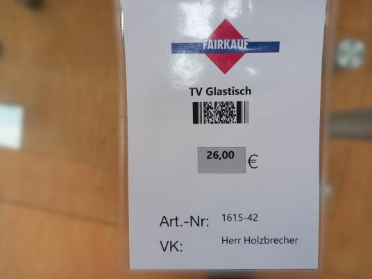 TV Glastisch 