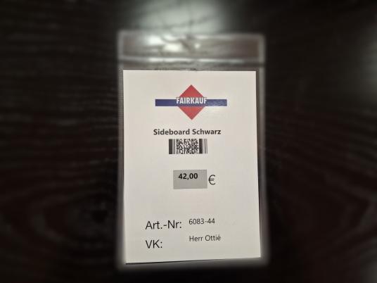 Sideboard schwarz 